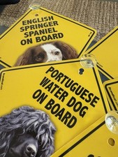 Dog On Board Magnet Laminated Car Pet Magnet NEW 6x6