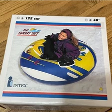 Vintage 48" INTEX The Sport Set Snow Tube Water Tube Tubing Pool Model #68294