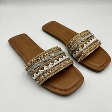 Madden Girl Women Slip On Sandals 9