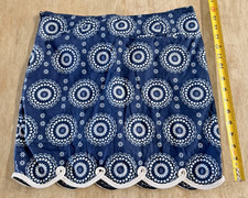 GOLFTINI Gonna pantaloncino donna 6 SKORT "JUMP ROPE" tempo libero NAVY bianco