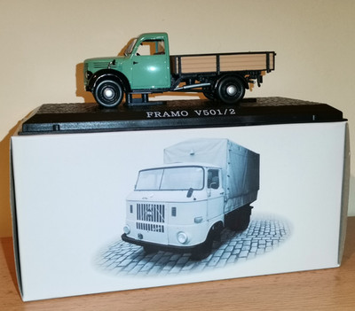 Top Rarität Atlas 7167123 Framo V501/2 Pritsche 1:43 DDR Modellauto in Ovp.