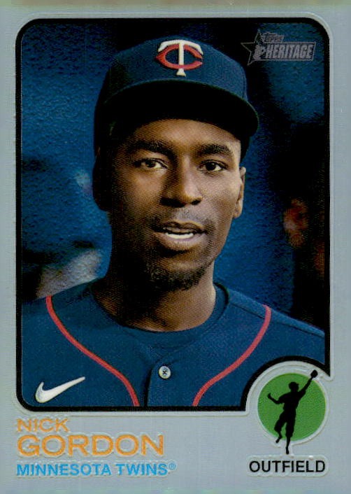 2022 Topps Heritage #599 Nick Gordon Chrome Refractor #/673