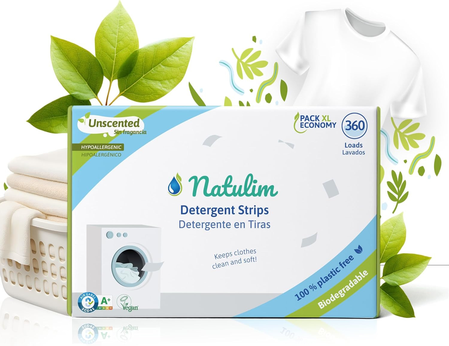 Detersivo in Strisce Eco 360 Lavaggi: Rivoluzione Plastic-Free e Morbida