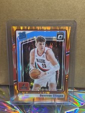 2024-25   Optic - Rated Rookie Donovan Clingan #272 Orange Shock Prizm /225 (RC)