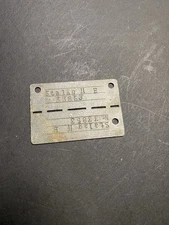 WW2 POW Tag Stalag 2E