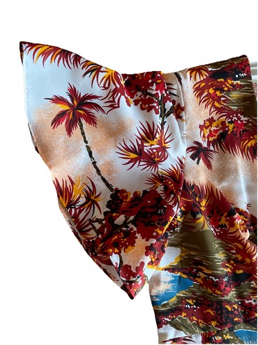 Vintage ROYAL HAWAIIAN Aloha Tropical Palm Flared Muumuu Luau Maxi Long Dress 18 - Bild 14 von 20