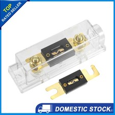 1 Set Car Audio 0-4-8 AWG ANL Inline-Halter transp. mit 2x 80A Sicherungen