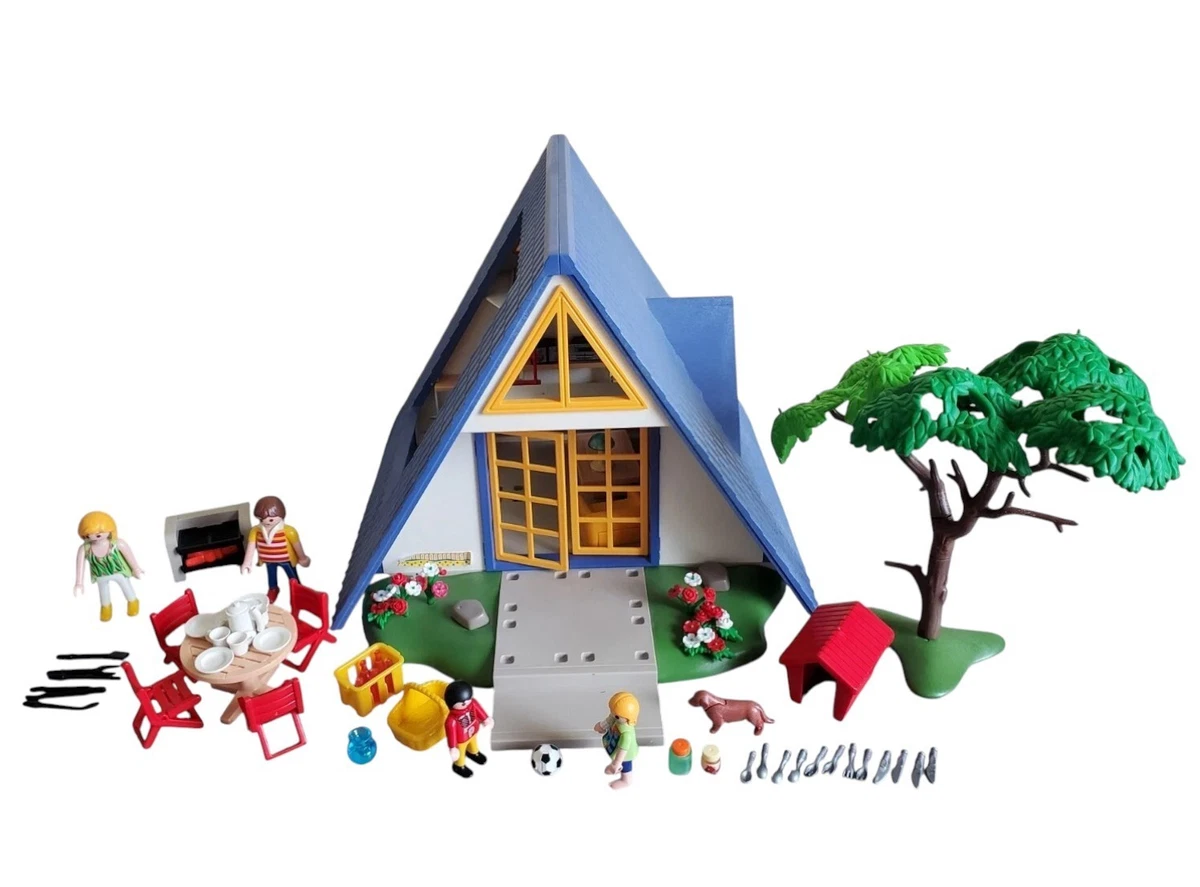 Playmobil 3230 maison de vacances été summer plage famille complet avec boite