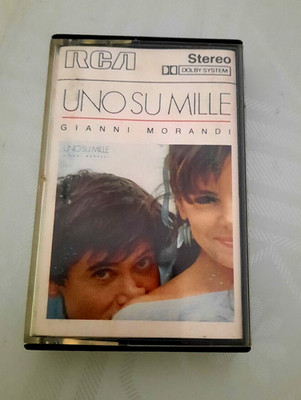MUSIKKASSETTE Gianni Morandi - Uno Su Mille ORIGINAL GUTER ZUSTAND