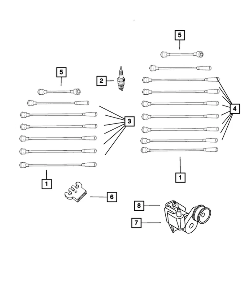 Nuevo enchufe Mopar genuino OE 68303921AA Foto 2 de 4