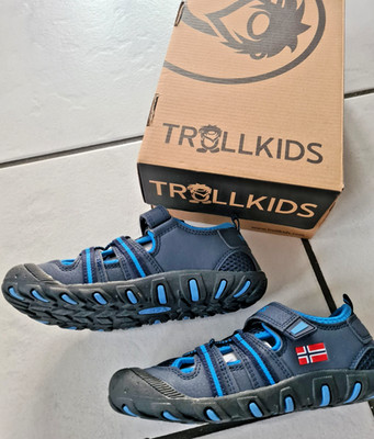 Trollkids Sandefjord - Outdoorsandalen Gr. 34 Blau Jungen - OVP NEU