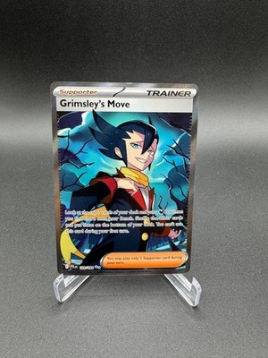 Grimsley's Move 120 2025 Pokemon Phantasmal Flames Full Art Ultra Rare Card NM+