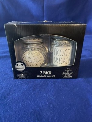 Disney Tim Burton's The Nightmare Before Christmas 2-pack Storage Jar Set