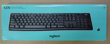 NEW Logitech K270 Wireless Keyboard Full-Size USB 2.4GHz PC Laptop Windows Black