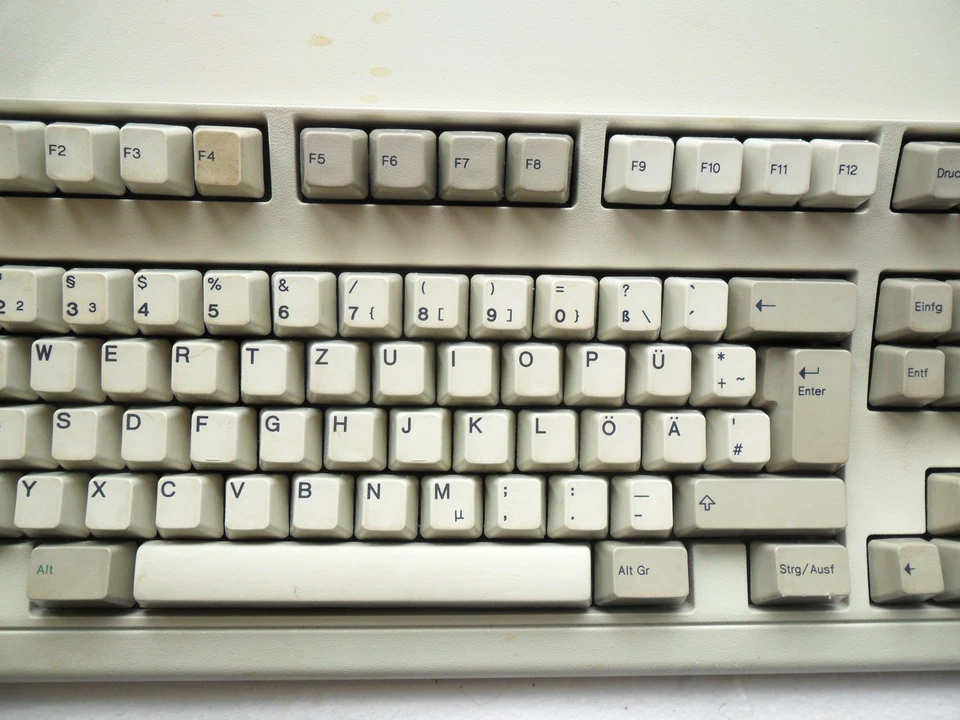 Tastatur IBM Modell M 1394542 PS2 QWERTZ circa 1993 - Bild 4 von 4
