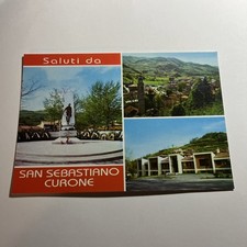 SALUTI DA SAN SEBASTIANO CUROONE - MONUM FRANCO ANSELMI CARTOLINA A COLORI 
