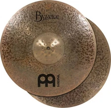 Meinl Cymbals Byzance 15 Big Apple Dark Hihats  Pair — Made in Turkey — Hand