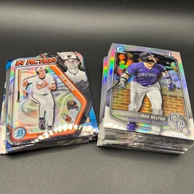 2025 Bowman Draft Baseball - Inserts and Chrome Refractors (Pick Your Card)