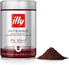 illy Intenso Ground Coffee, Dark Roast, 100% Arabica, Ideal 250 g (Pack of 1)  42.72 per kilo