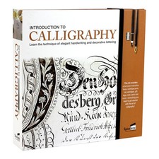 SpiceBox Learn Calligraphy Set for Beginners with Pens and Introduction Book for