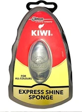 Kiwi Express Shoe Shine Sponge Neutral 0.2 Fl Oz Quick Polish