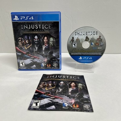 Injustice Gods Among Us Ultimate Edition PS4 Complete Tested Disc DC Superhero
