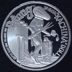 1 oz Silver Round/Medal 1987 Denver Westex Expositions - Patung “Kachina” Doll