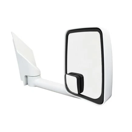 Velvac 714490 2020 Standard Door Mirror White, 96" Body Width, 14.50" Arm