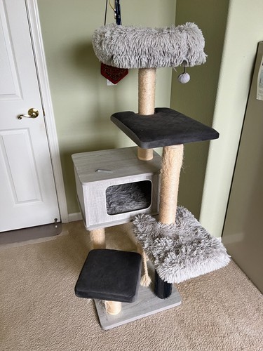 65in Larger Cat Tree Tower Condo for Indoor Kitties