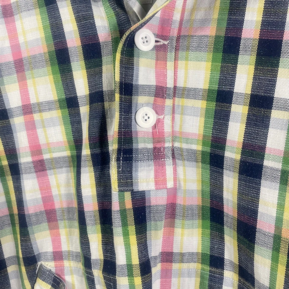 Chaqueta Camisa a Cuadros con Capucha Merona para Mujer L Multicolor Algodón Ligera Foto 2 de 4