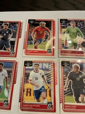 WORLD CUP DONRUSS 2026 CHOOSE YOUR INSERT Pick your OPTIC ROAD TO 2025 UR 25 26