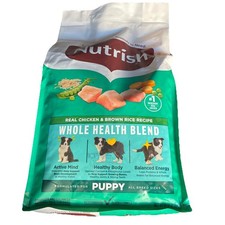 Dry Dog Food with Real Chicken and Brown Rice for Puppies 6 lb Bag