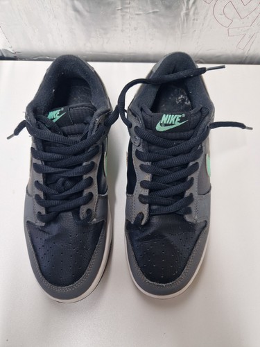 Nike Dunk Low ‘black Green Glow’ Size UK 6.5 - Picture 3 of 13