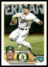 2023 Topps Conner Capel Rookie Oakland Athletics #418