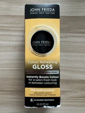 John Frieda Colour Refreshing Gloss WARM BLONDES In Shower Treatment New In Box