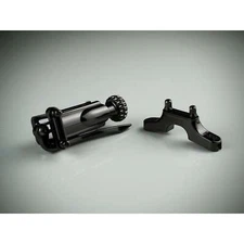 INDe Drum Labs SB1UBK Strainer & Universal Butt Plate Set Black Nickel Plated