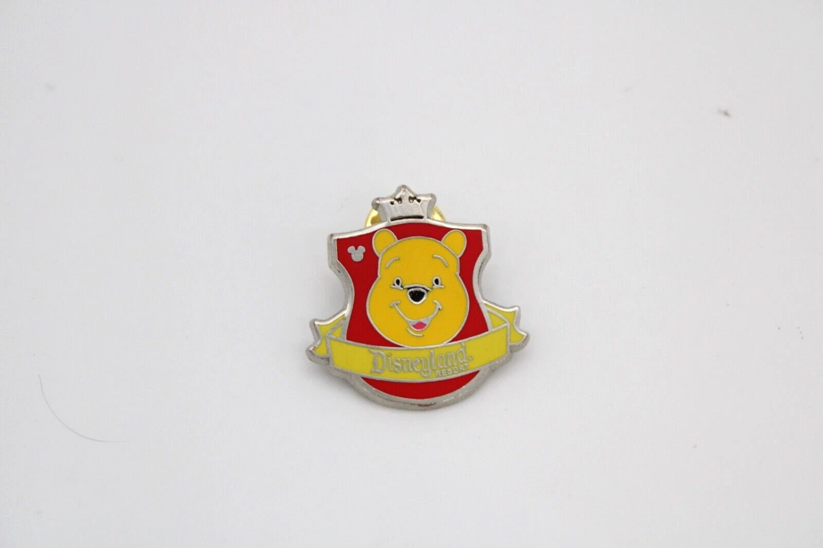 Disneyland Resort Hidden Mickey Crest Winnie The Pooh Lapel Pin 2012 Disney