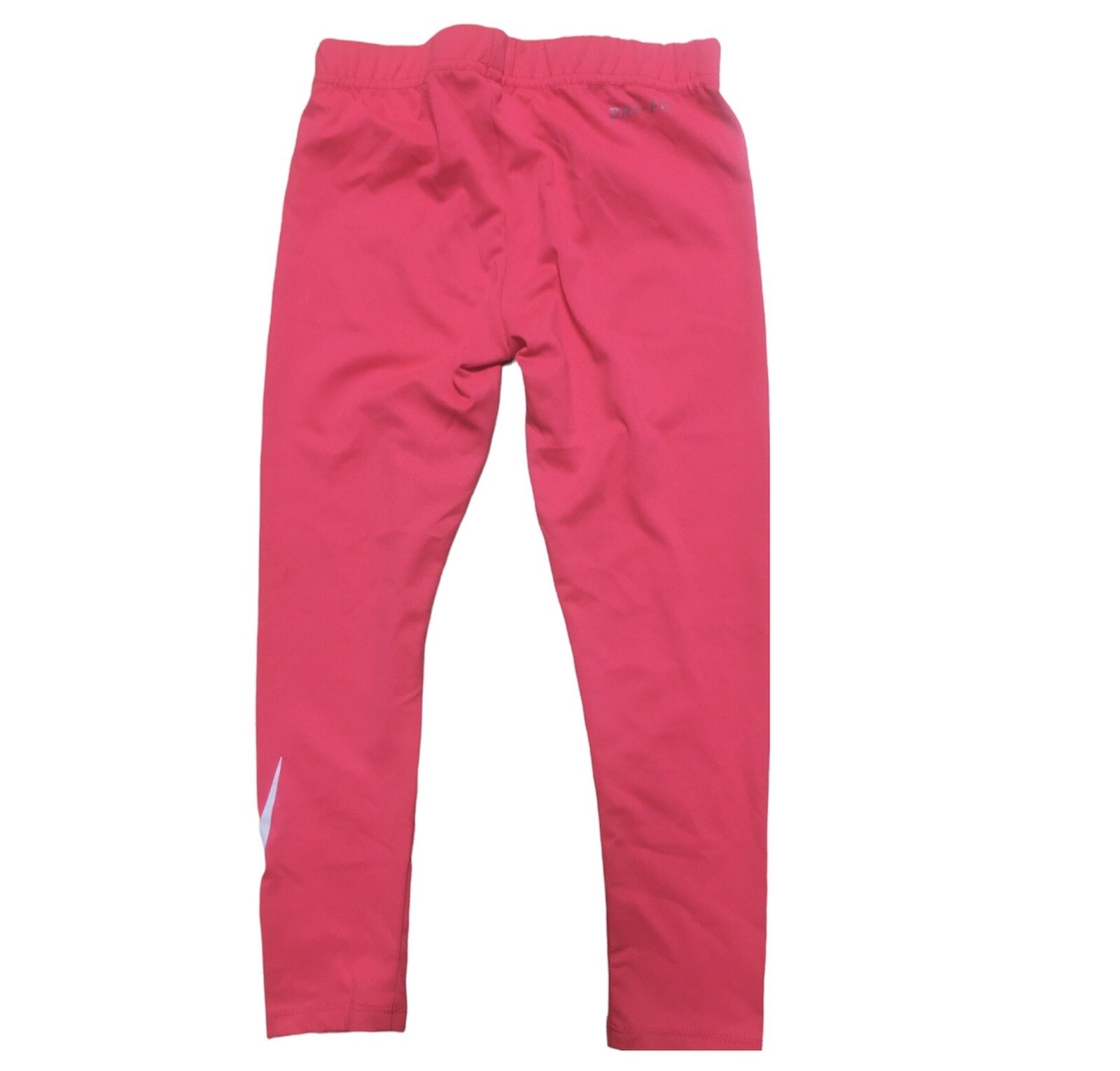 Girls Nike Dry Pink Dri-fit Athletic Leggings Stretch Sweats Yoga Pants Sz 4 Kid thumbnail 2