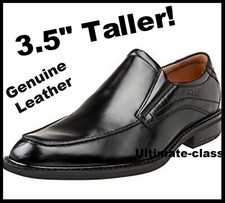 Men 3.5  Elevator Height increasing Casual Dress slip on shoes size 8 8.5 9 9.5