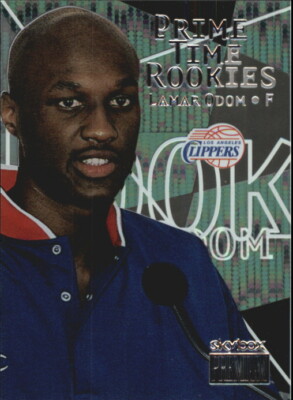 1999-00 SkyBox Premium Prime Time Rookies #PT4 Lamar Odom - NM-MT