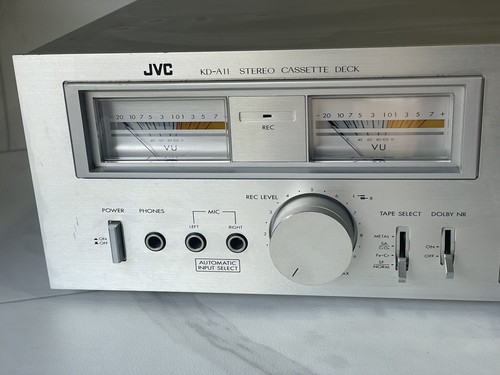 JVC KD-A11J Dolby Stereo Cassette Deck Vintage Turn On And Work! - 第 7/15 張圖片