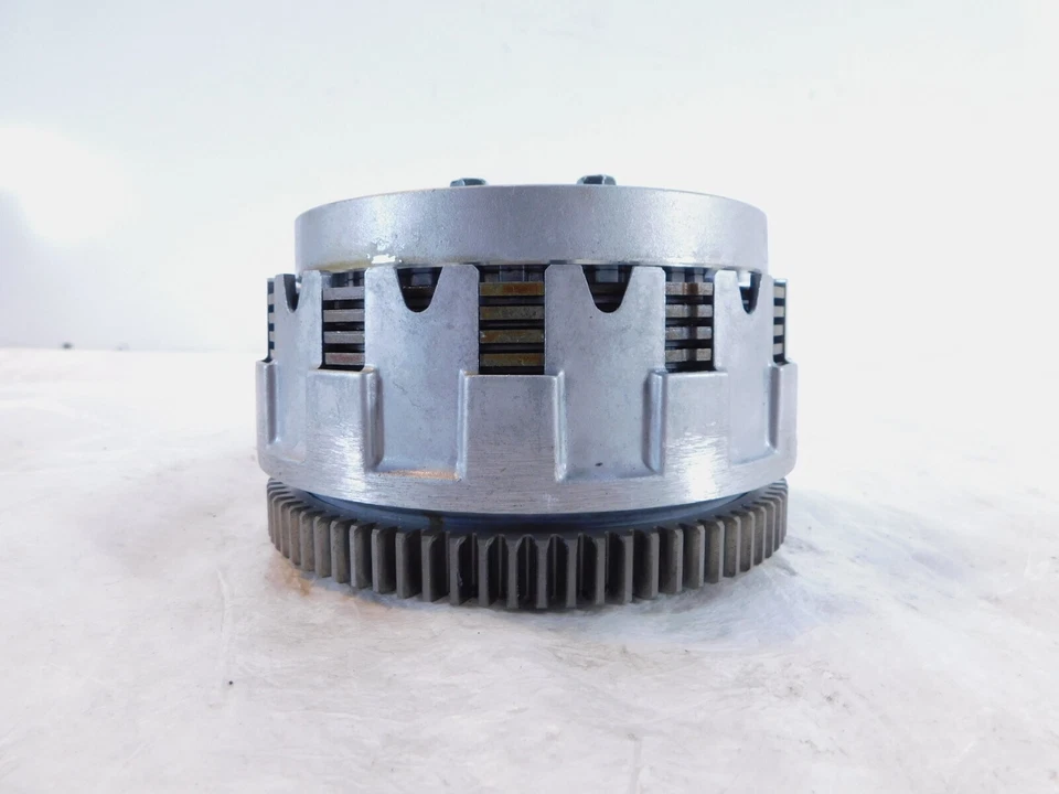 1986-1999 Yamaha Virago 1100 XV1100 Engine Clutch Basket Hub & Pressure Plates - Image 3 of 4