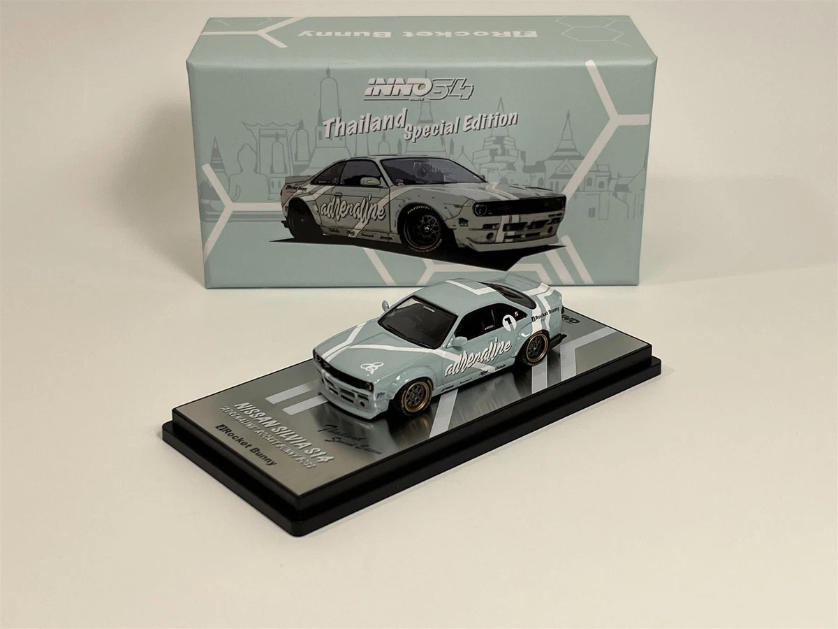 Nissan Silvia S14 Adrenaline Rocket Bunny Boss by Chapter One 1:64 Inno 64