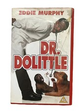 Dr.Dolittle - Eddie Murphy - PAL VHS Video Tape Case Slightly Damaged