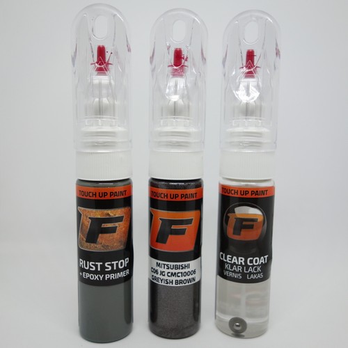 Touch up paint for MITSUBISHI | GRANITE QUARZ BROWN C06 CA1 CMC10006 JG Pen Kit - Picture 8 of 9
