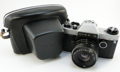 MINT KIEV-19 Soviet USSR Nikon F Mount SLR 35mm Camera MC HELIOS-81N 2/50 Lens