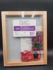 Arnold Grummer Easy Paper Making Kit Dip Handmold Large Size 8.5 X 11