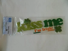 Paper House Productions 3D stickers - KISS ME I'M IRISH