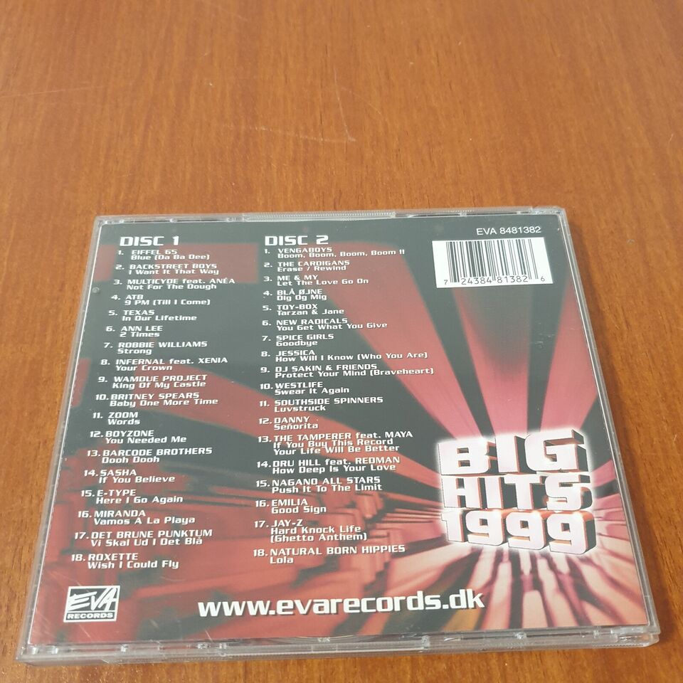 Diverse Kunstnere: X-treme BIG HITS 1999 (Dobbelt Album),
