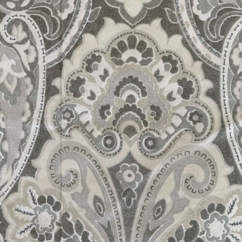 Pottery Barn McKenna FULL/QUEEN Duvet Cover - Medallion Paisley Gray Cream - Picture 1 of 8